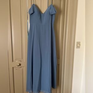 Jenny Yoo Bridesmaids Dress in Bluebell, Priya, 1987. Size 12